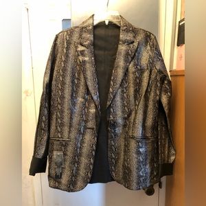 NWT Reversible Women’s Leather Jacket, size P